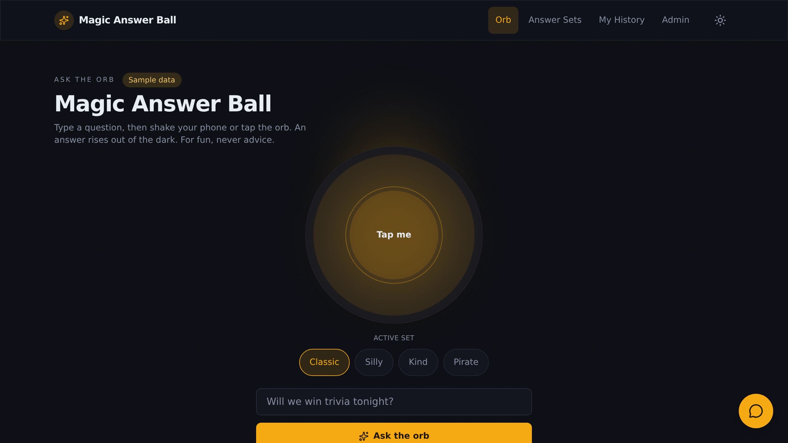 Magic Answer Ball preview