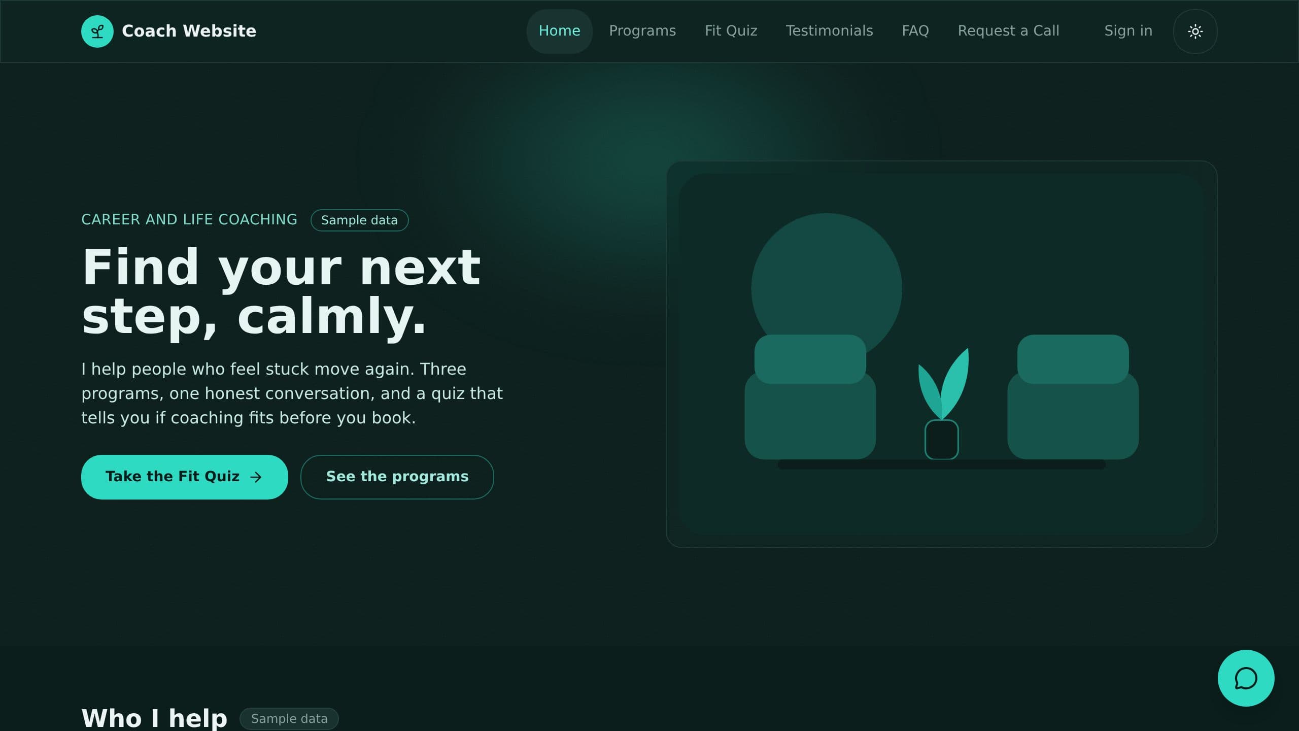 Coach Website preview