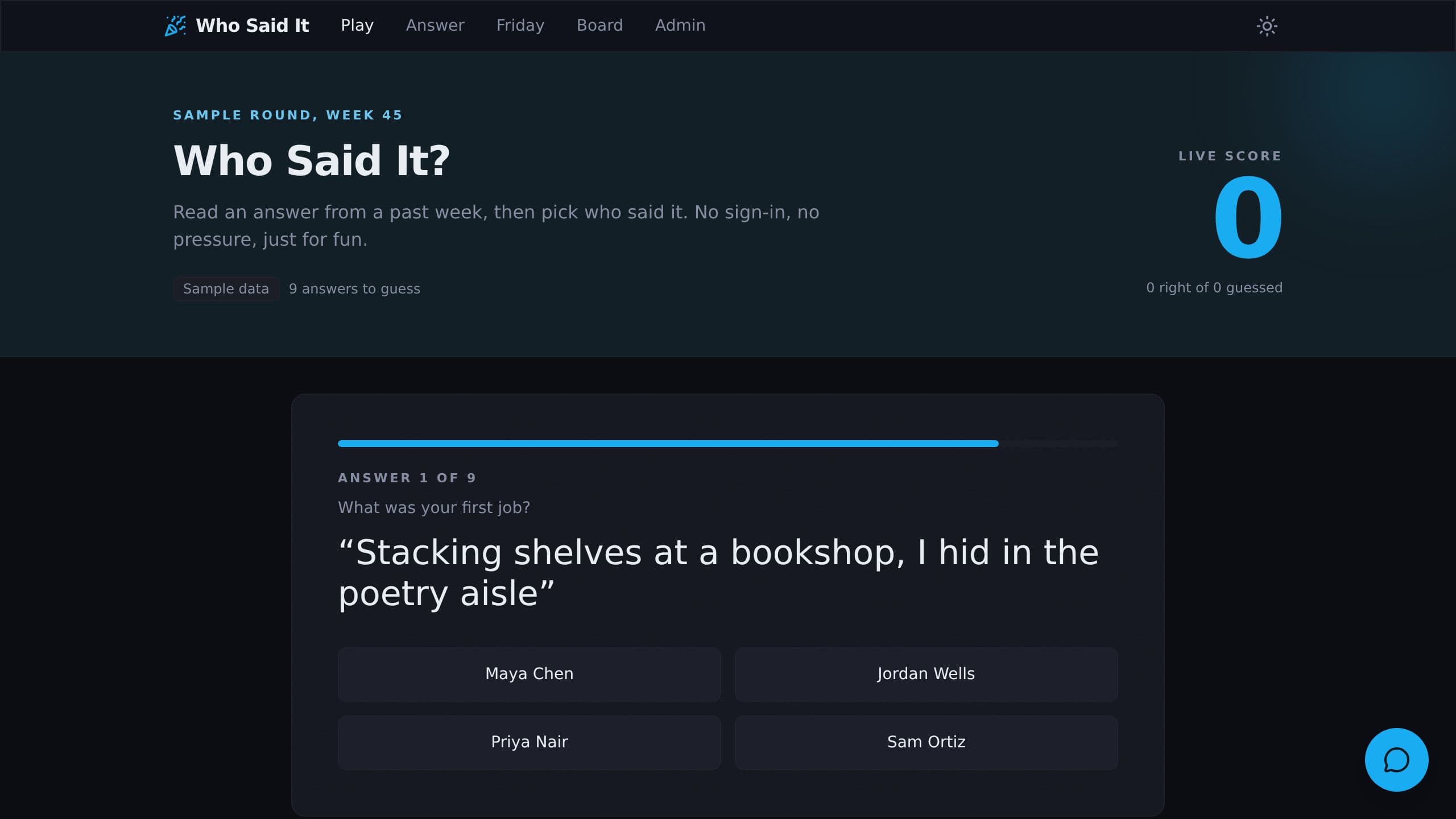 Who Said It preview