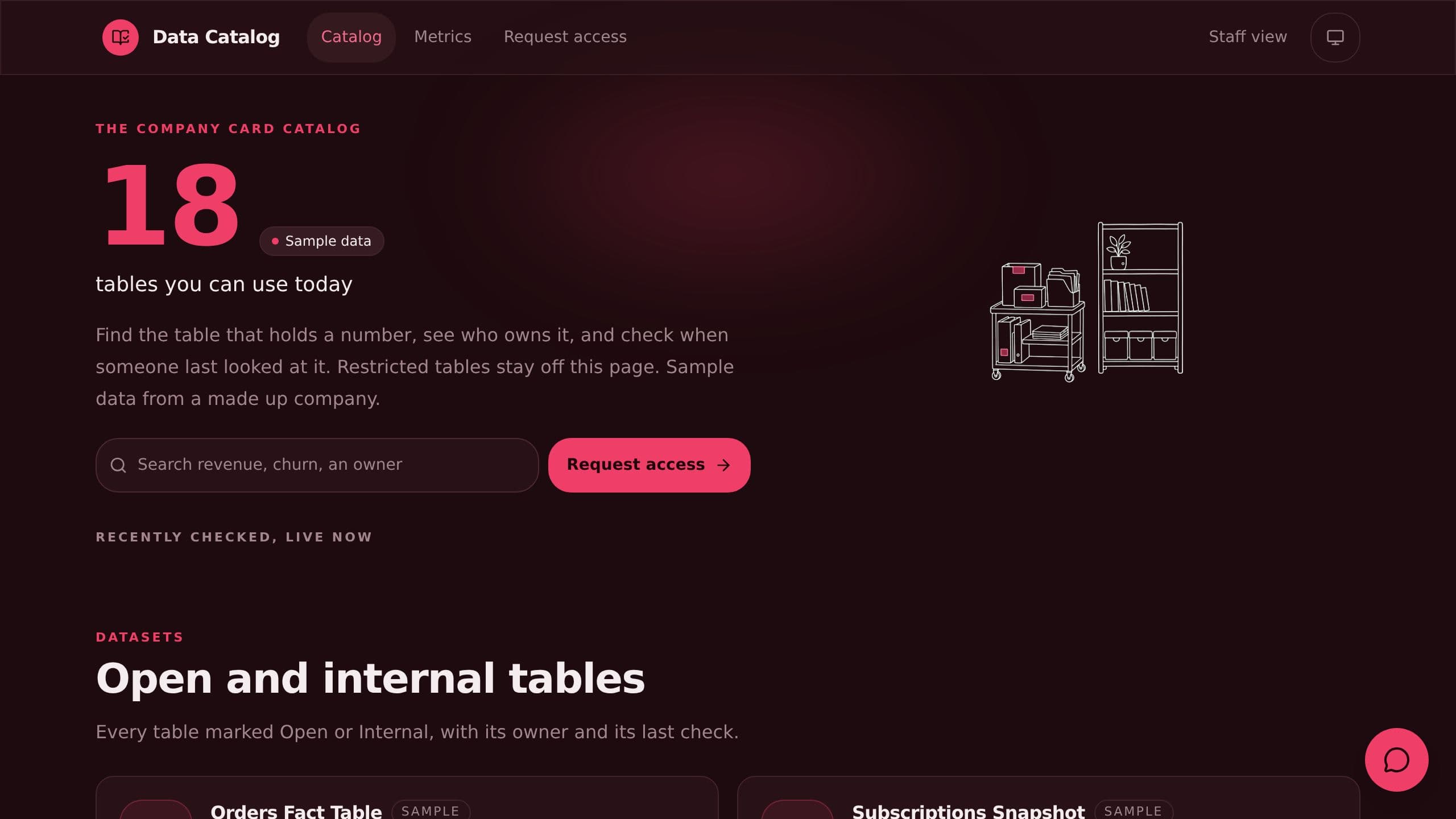Data Catalog Template preview