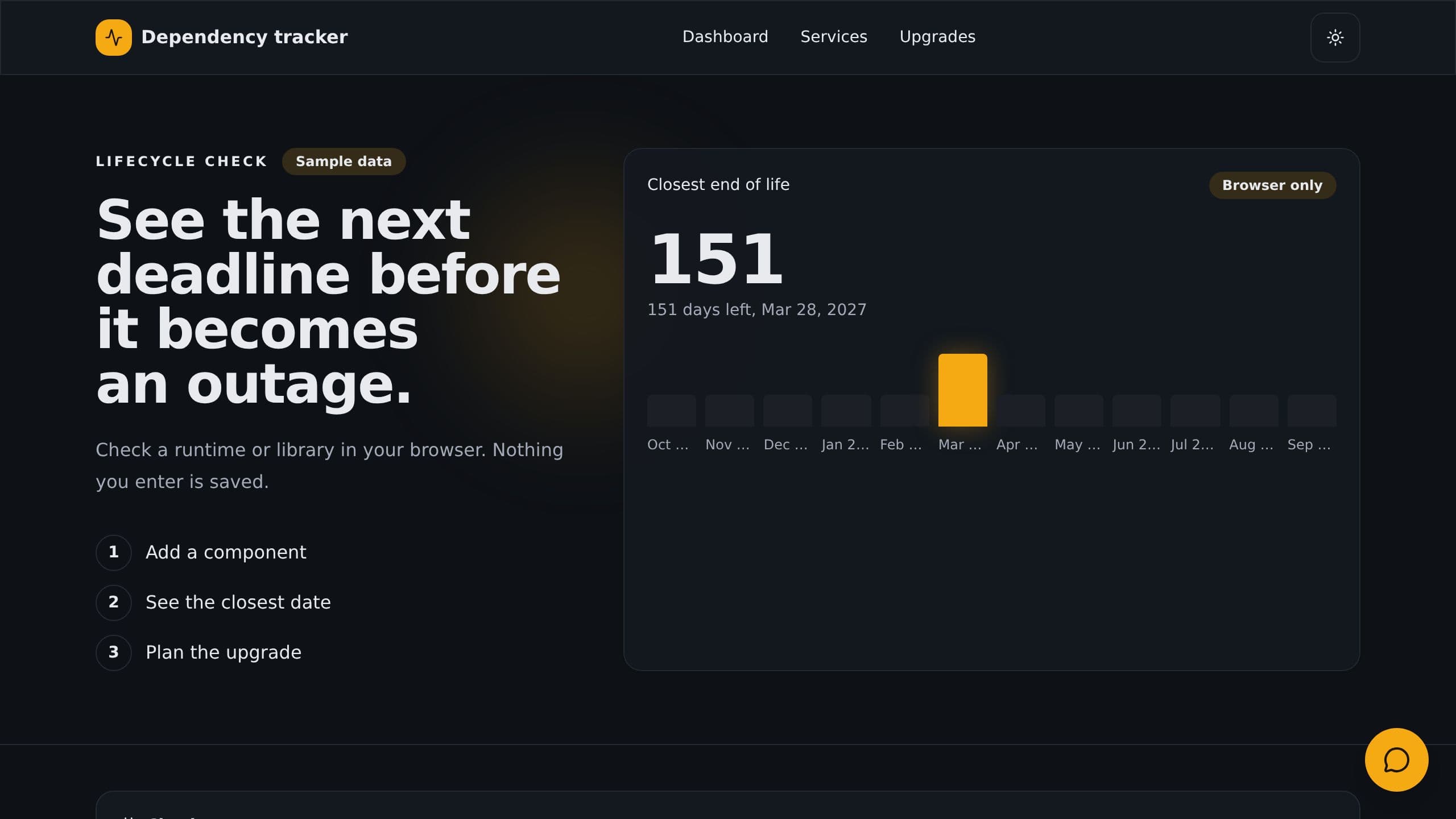 Dependency Upgrade Tracker preview