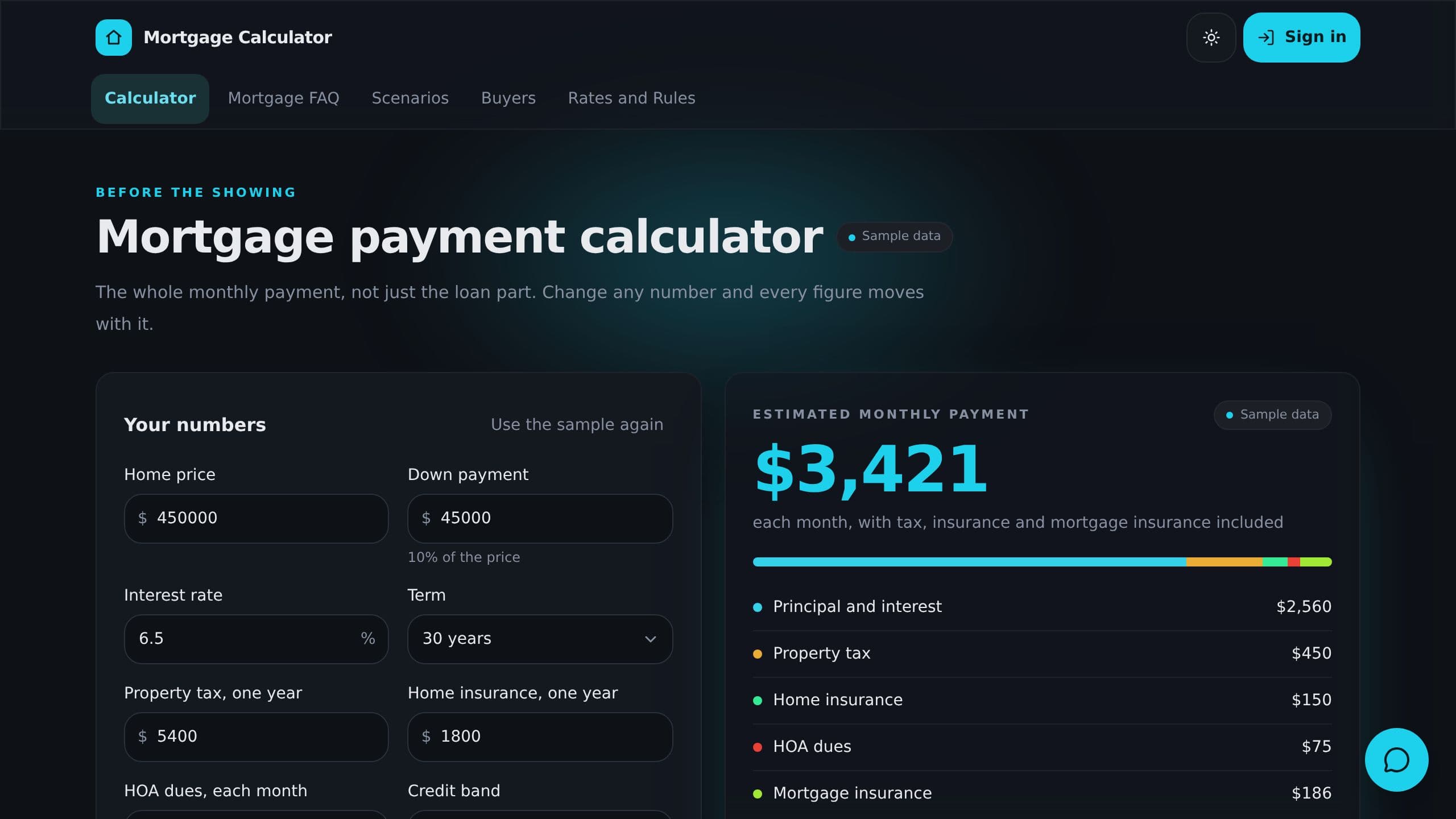 Mortgage Payment Calculator preview