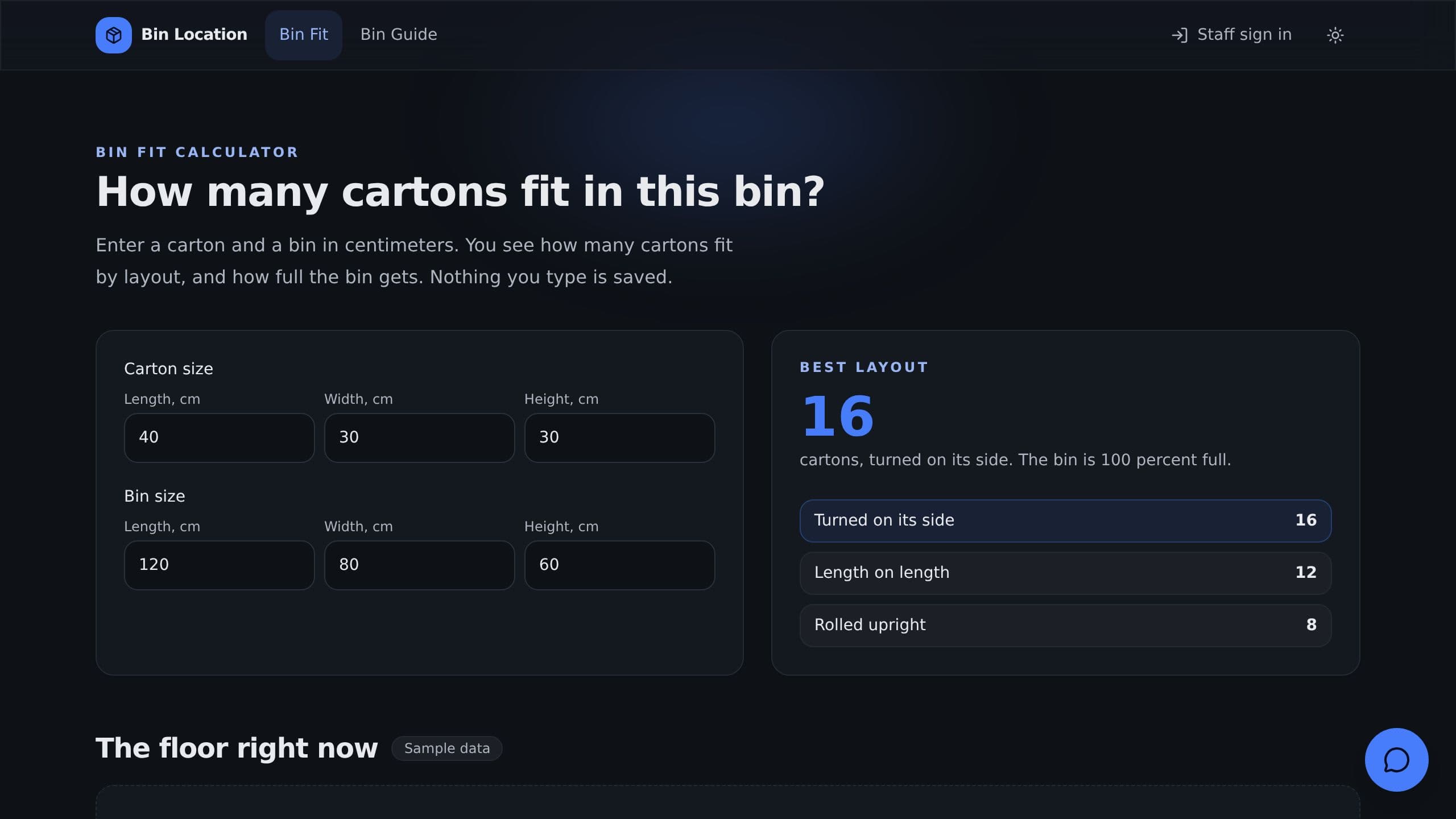 Warehouse Bin Location preview