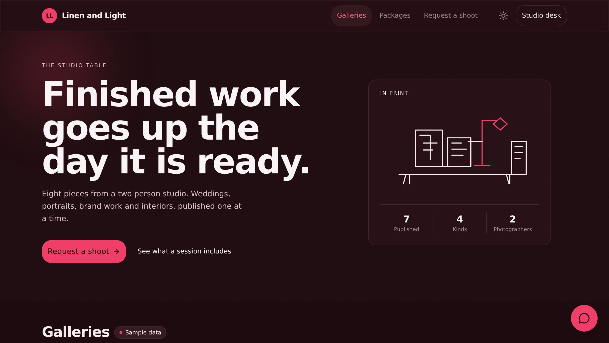 Studio Portfolio Maker preview