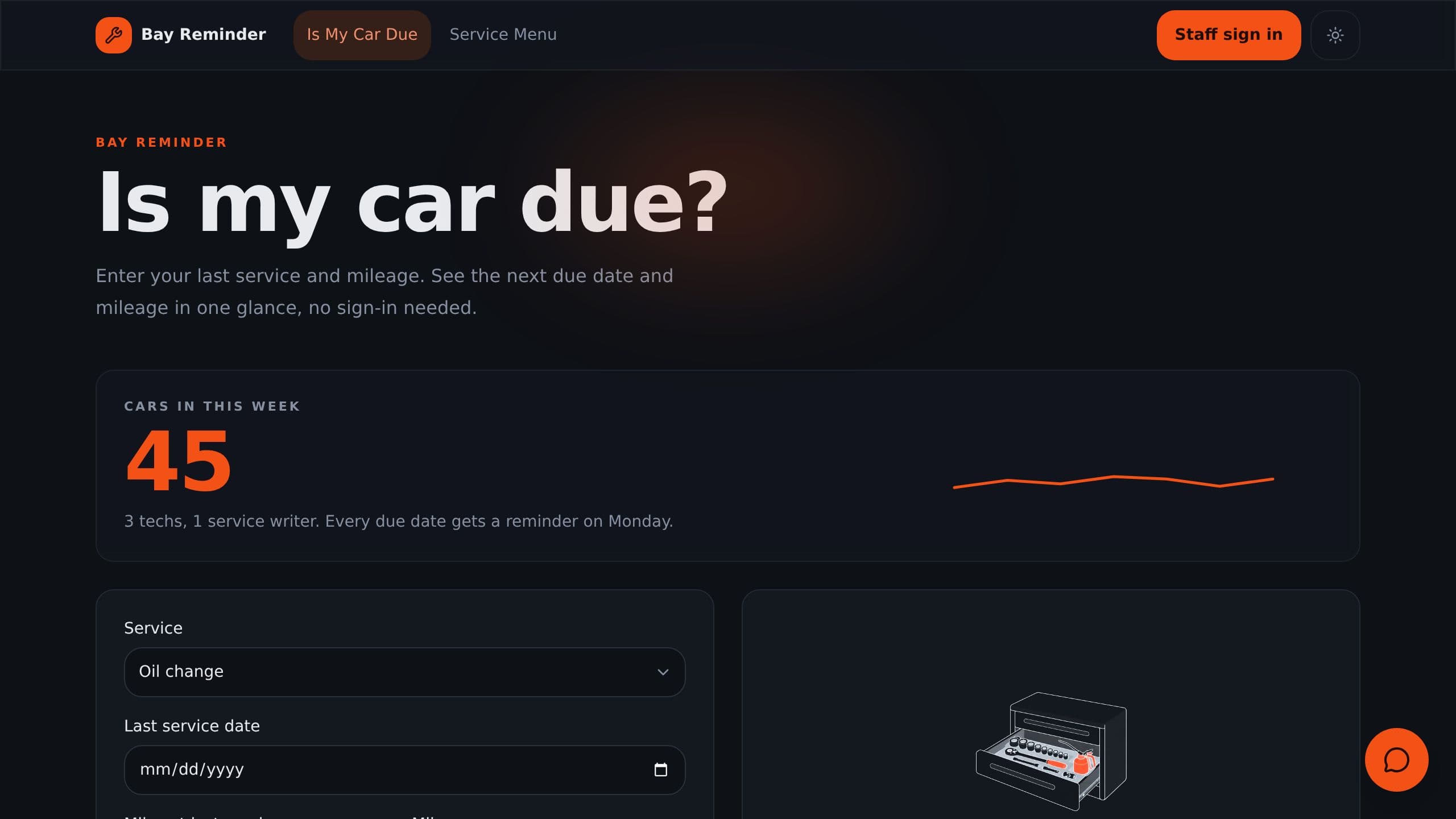 Auto Repair CRM preview