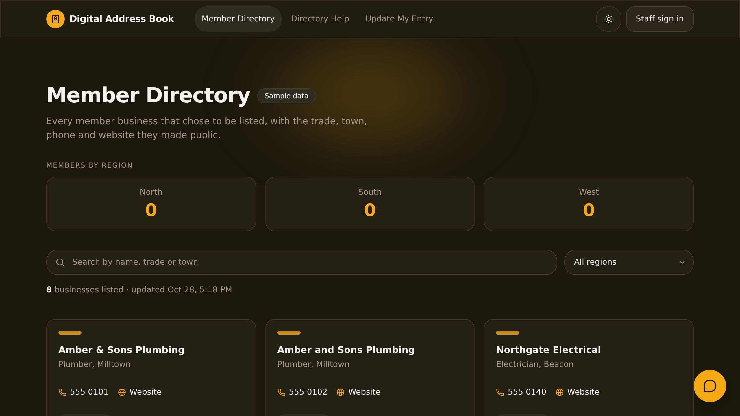 Digital Address Book preview