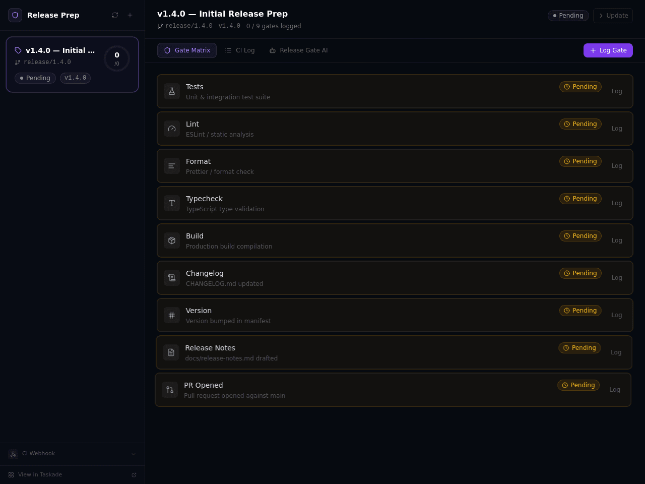Release Prep Portal