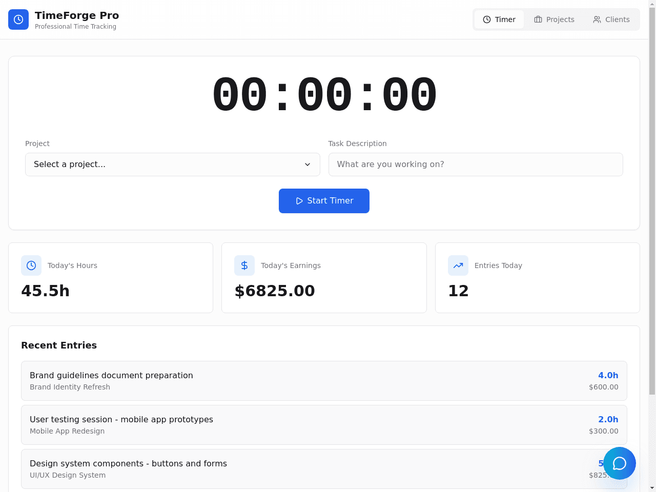 Time Tracker Tool preview