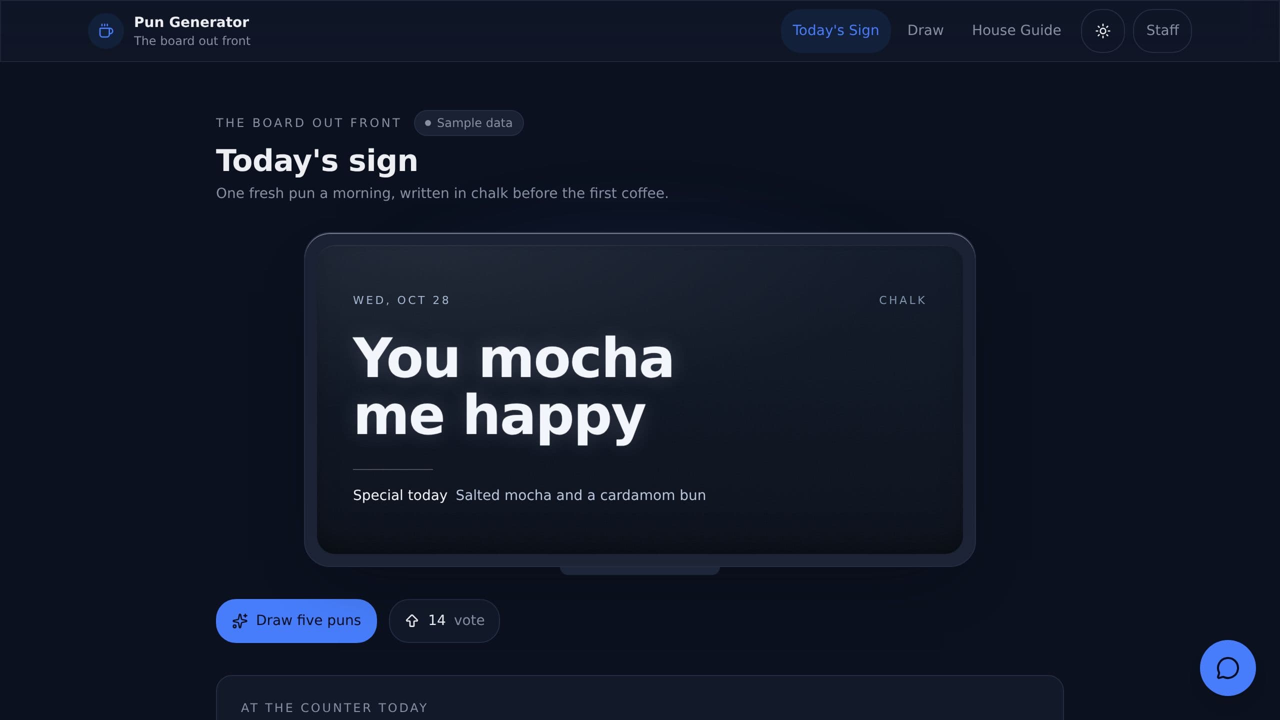 Pun Generator preview