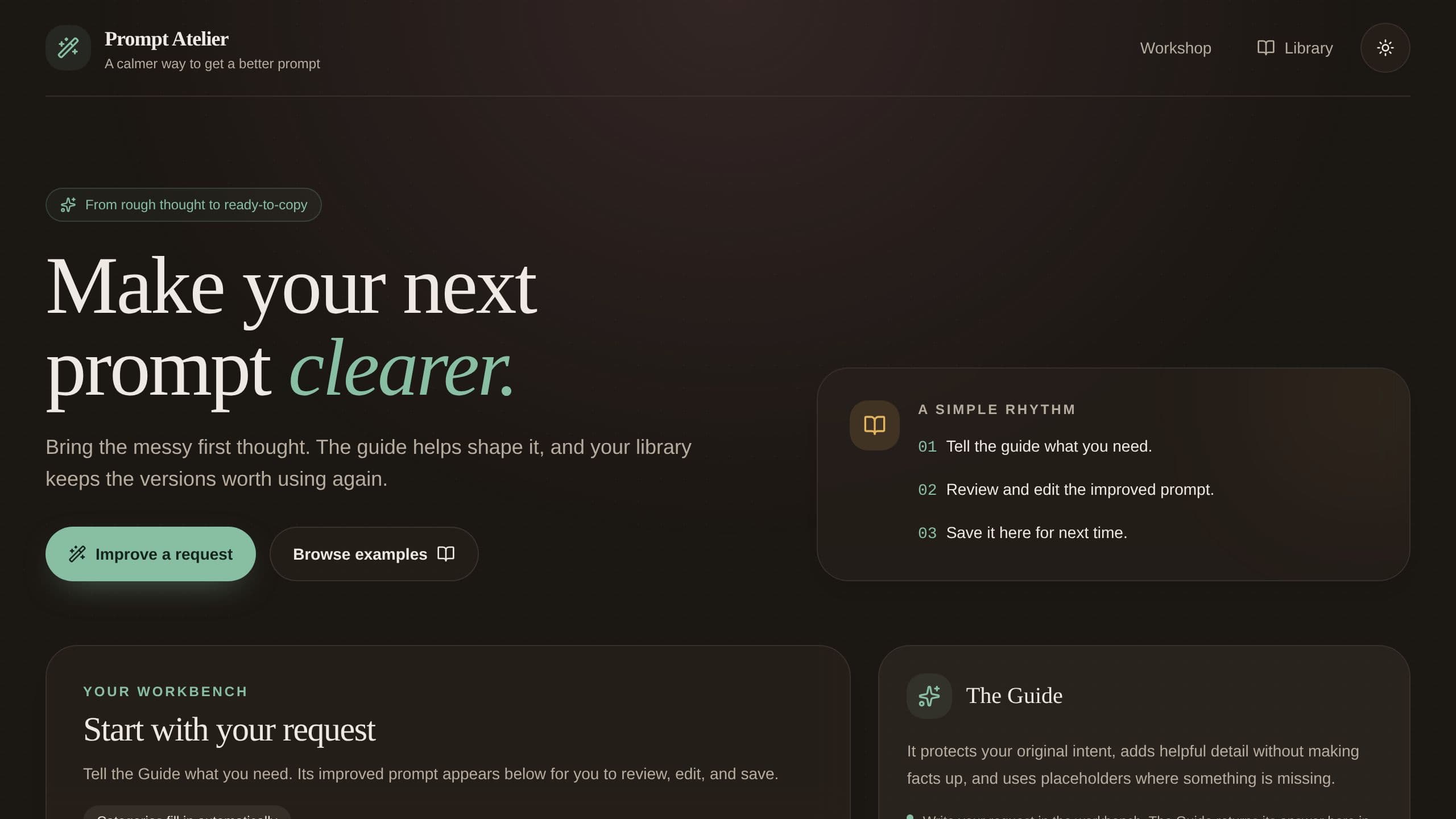 Prompt Improvement Studio preview
