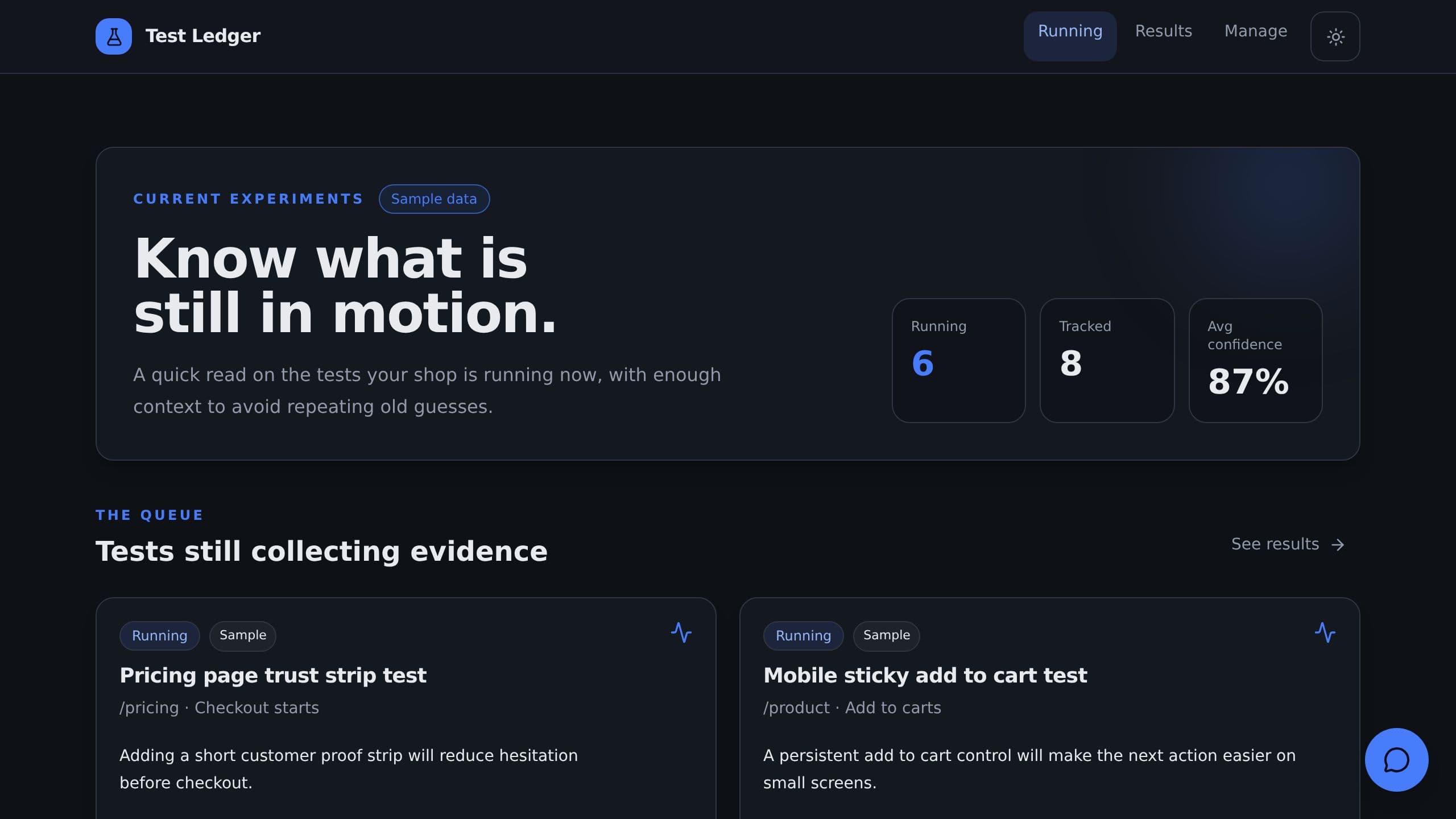 AB Test Tracker preview