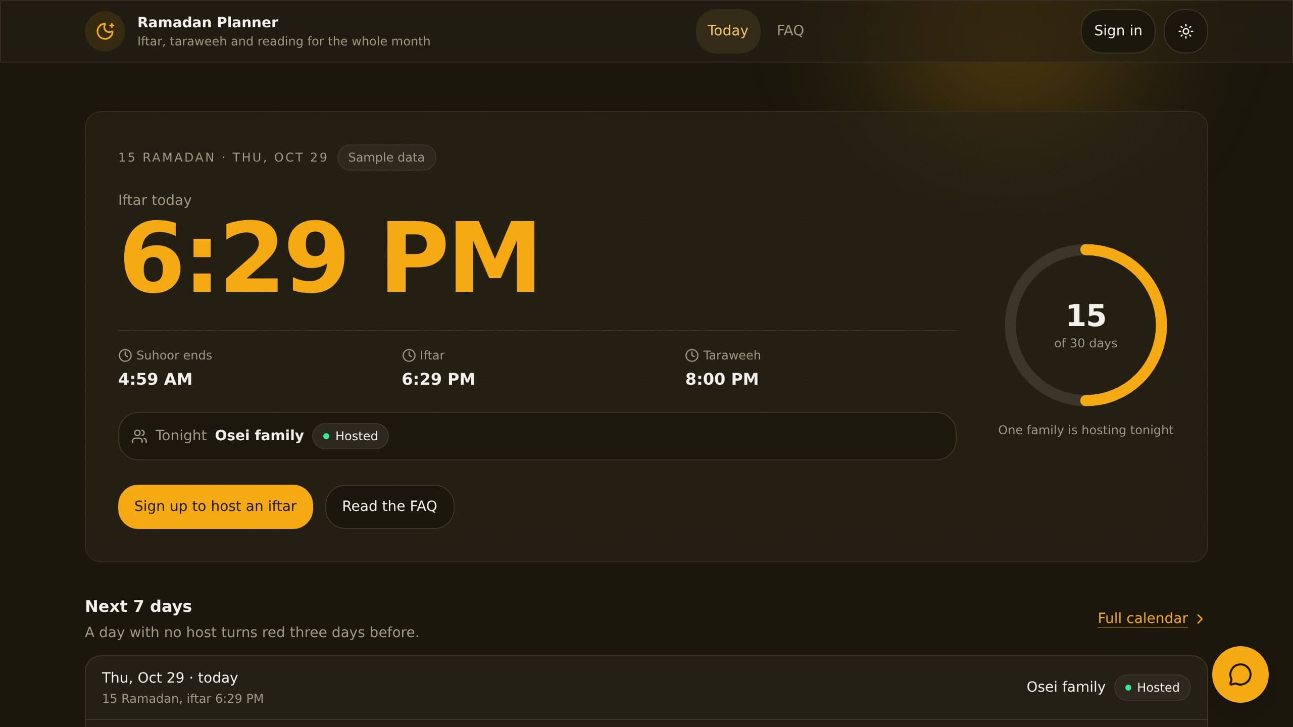 Ramadan Planner preview