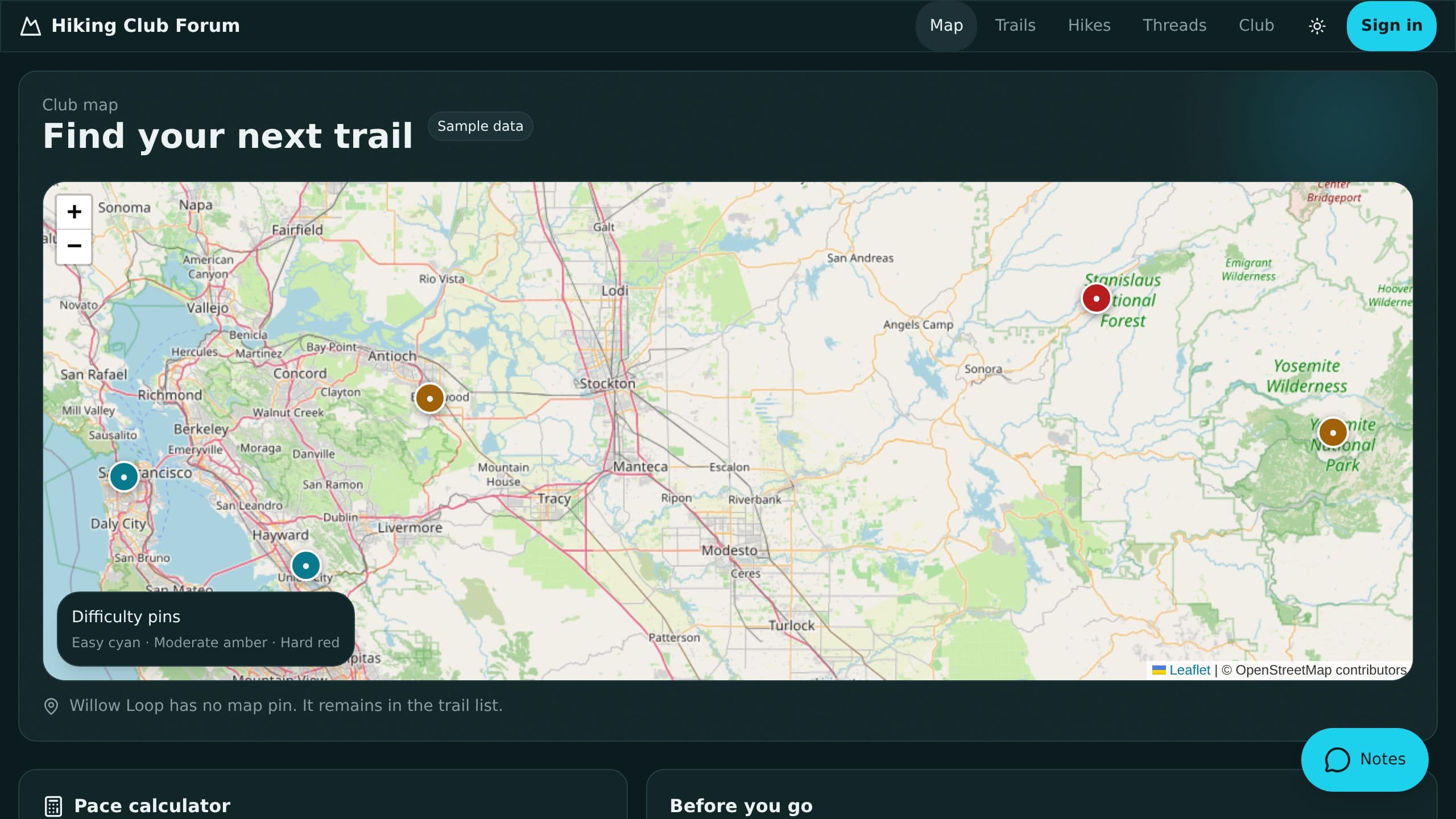 Hiking Club Forum preview