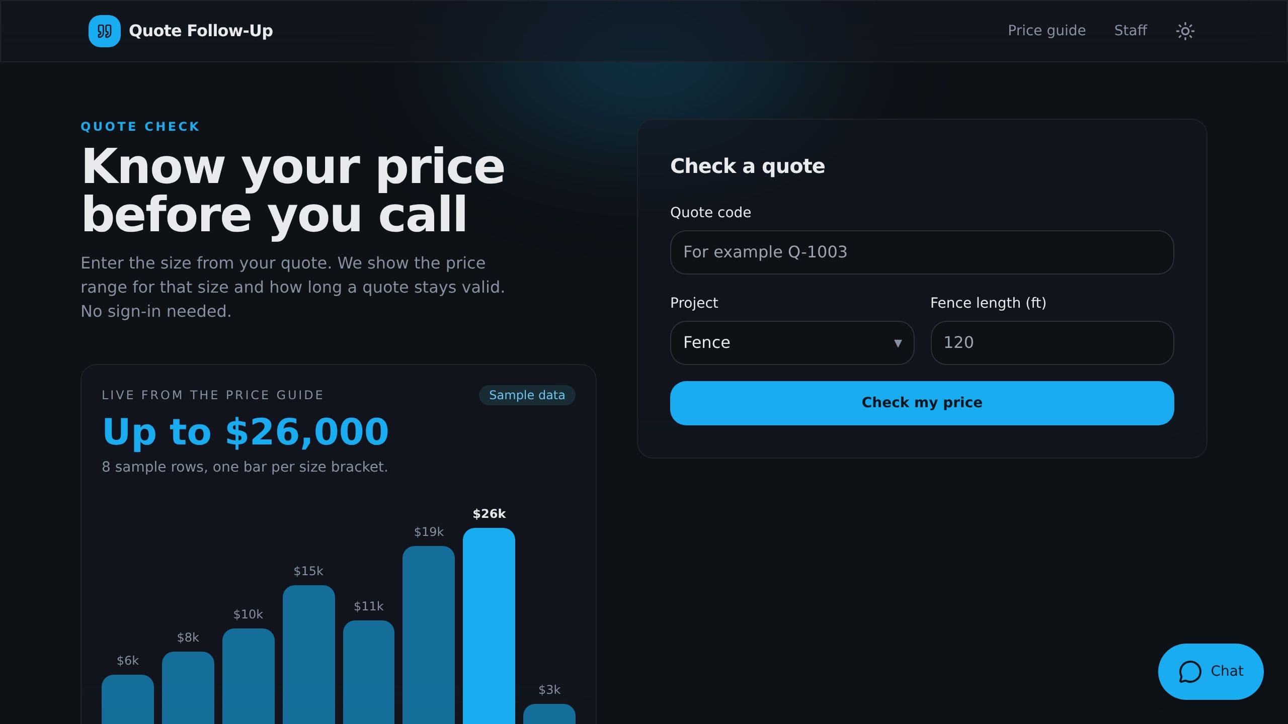 Quote Follow-Up preview