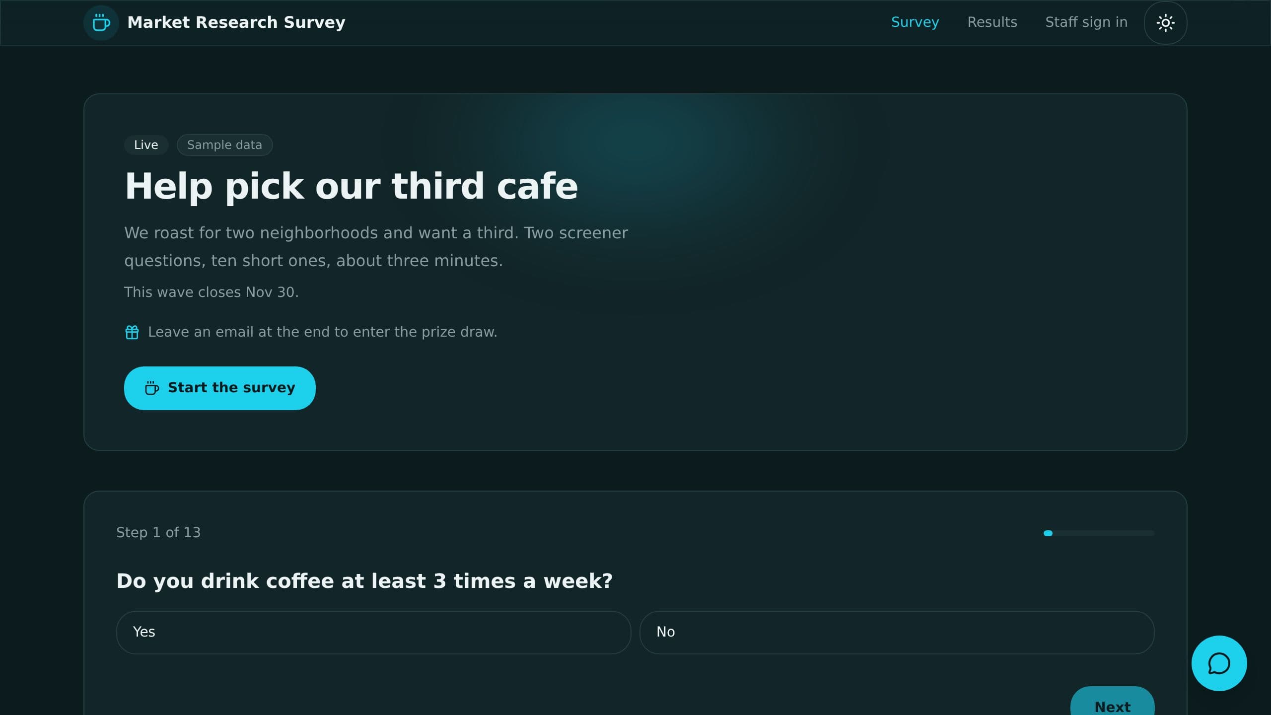Market Research Survey preview