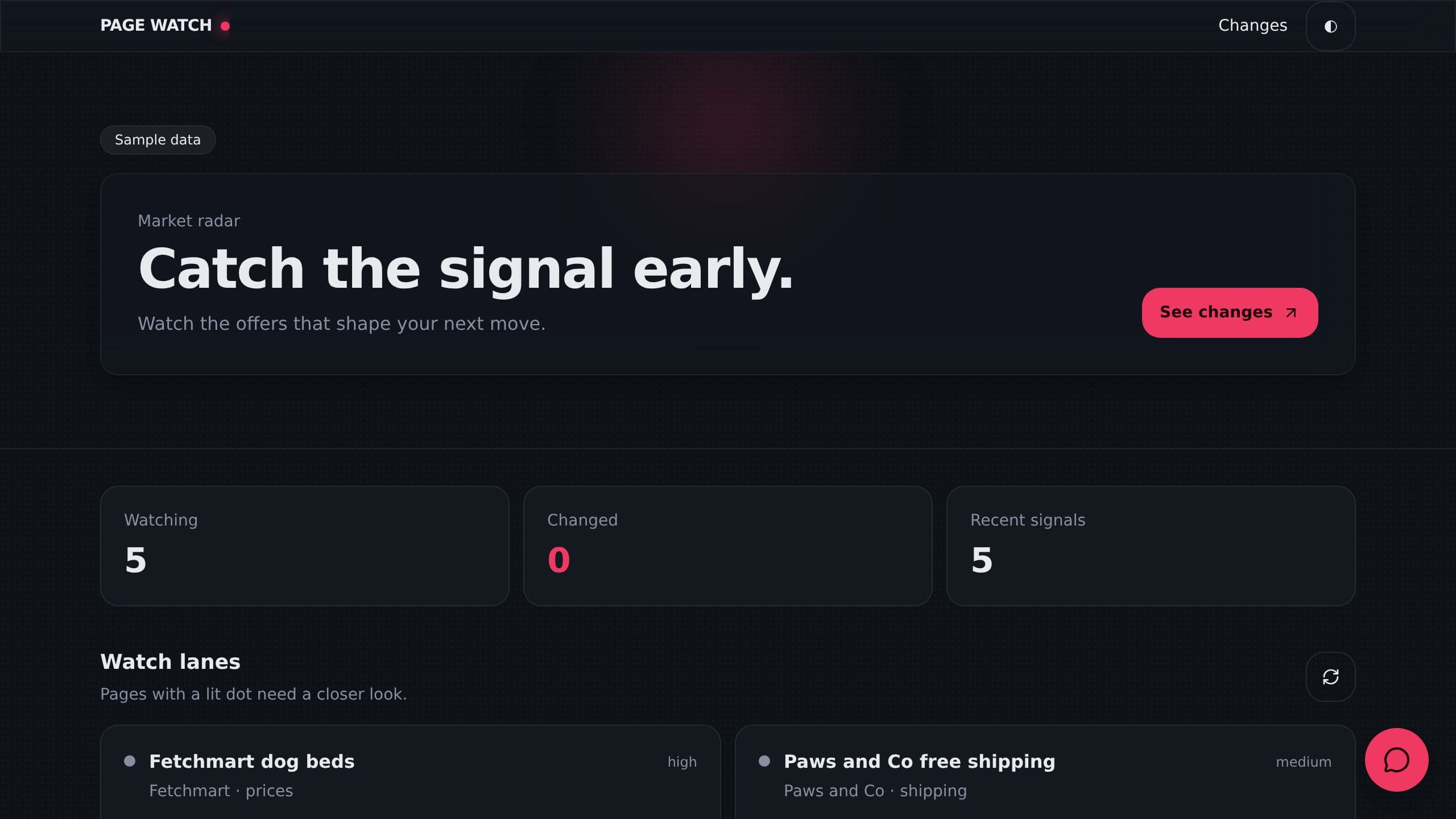 Page Change Watch preview
