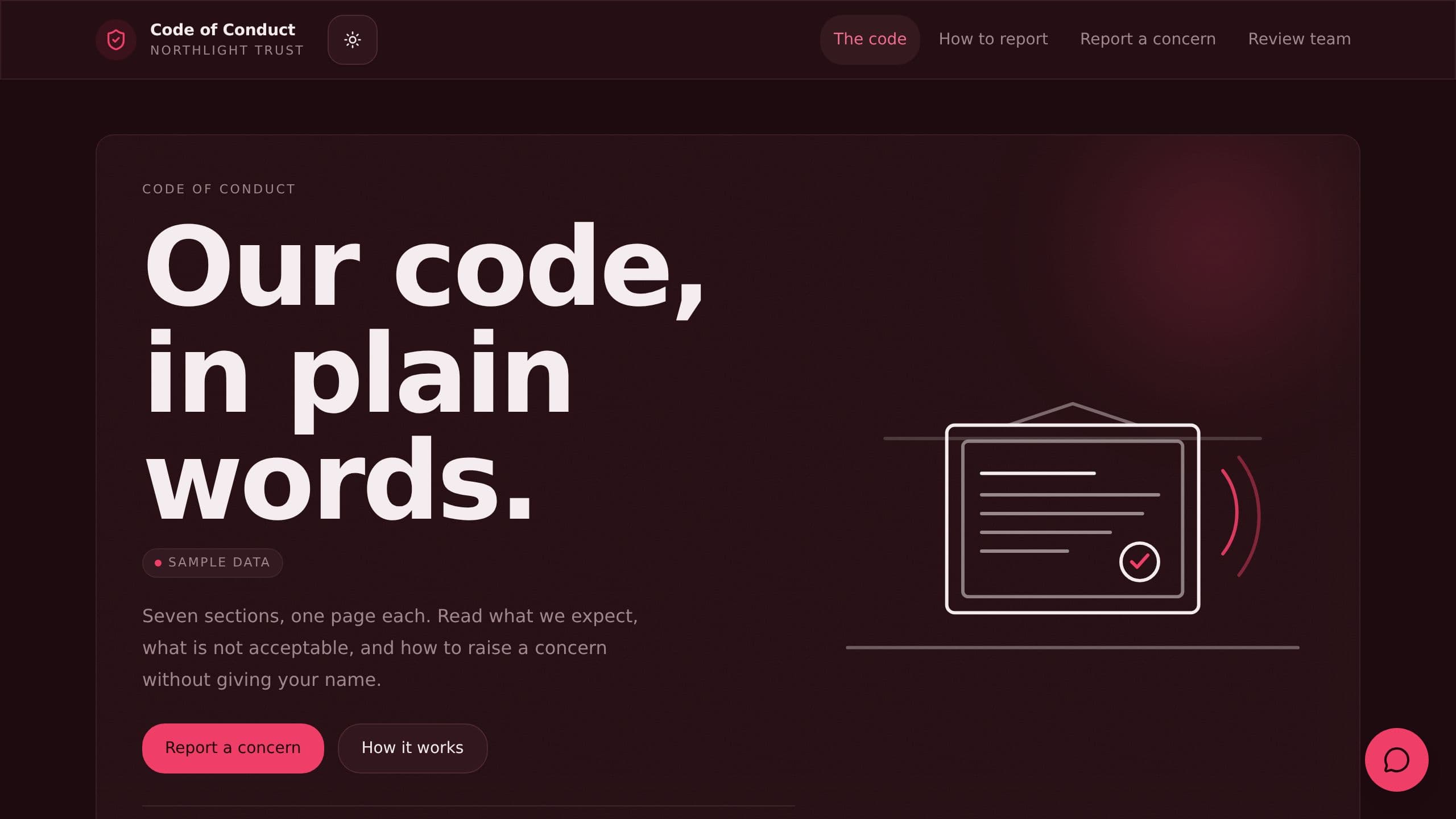 Code of Conduct Template preview