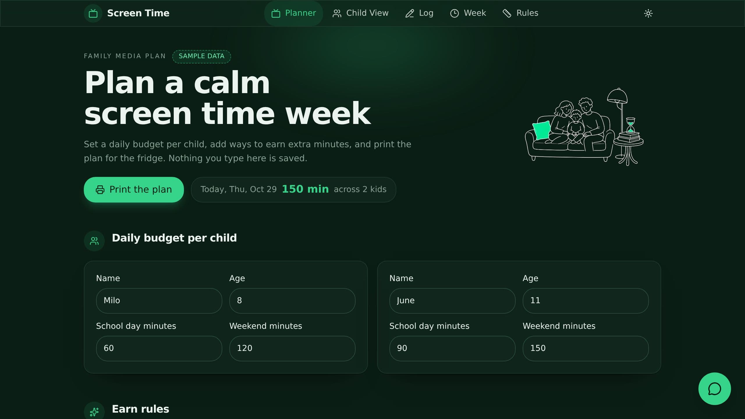 Kids Screen Time Tracker preview