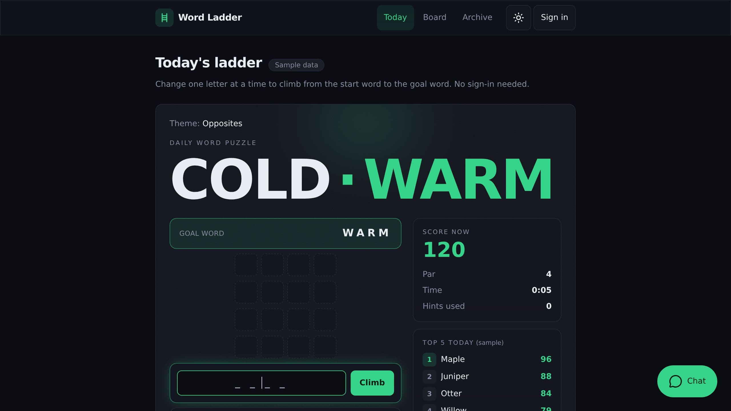 Word Ladder Game preview