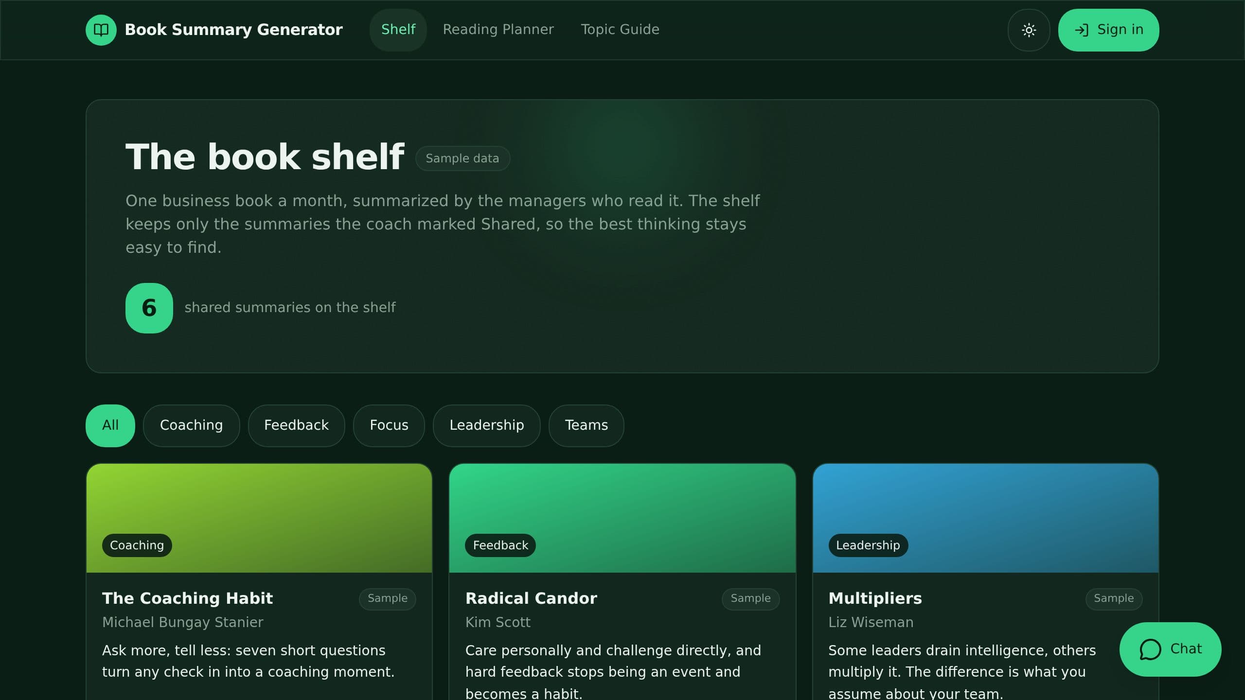 Book Summary Generator preview