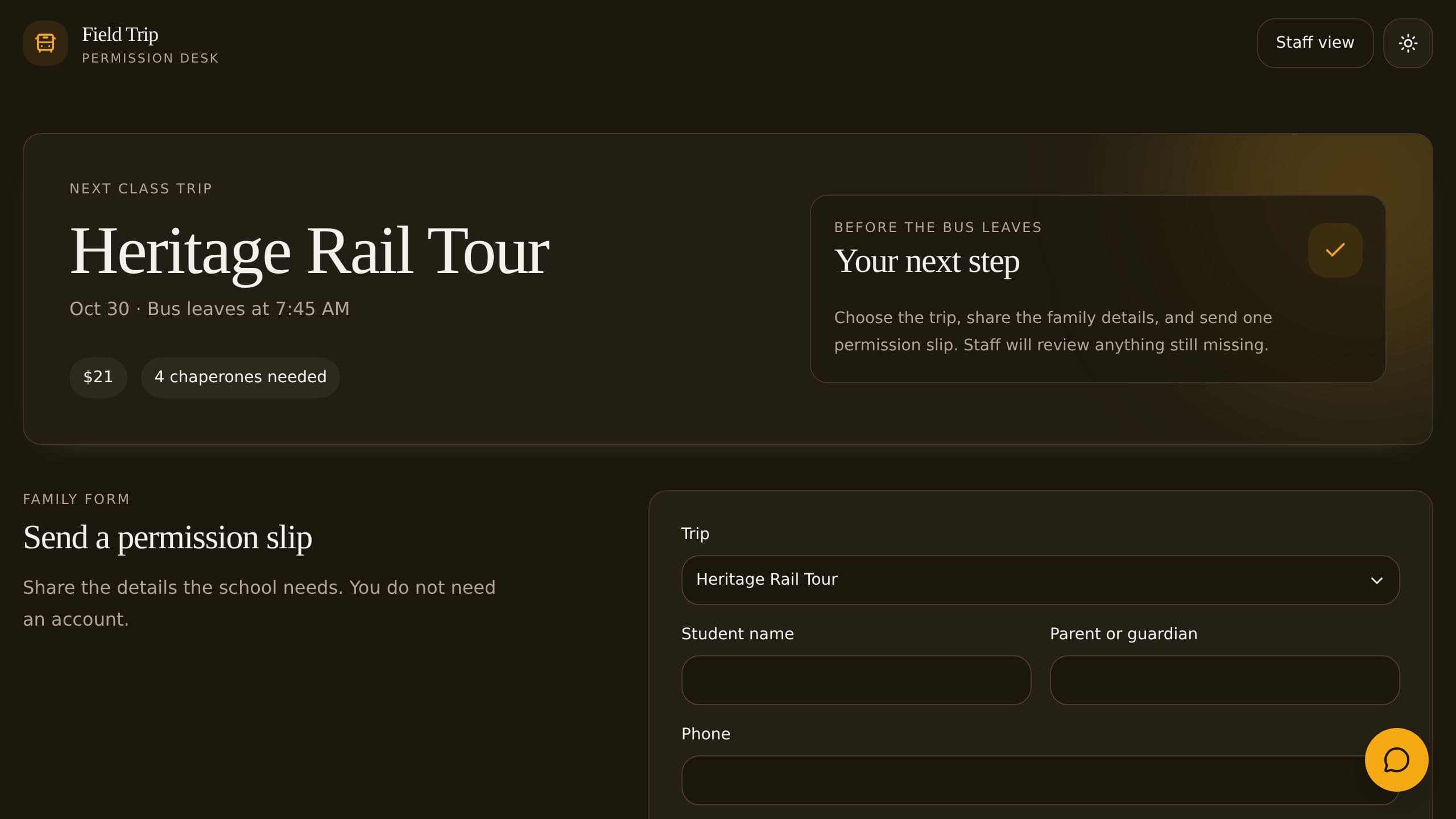 Field Trip Slips preview