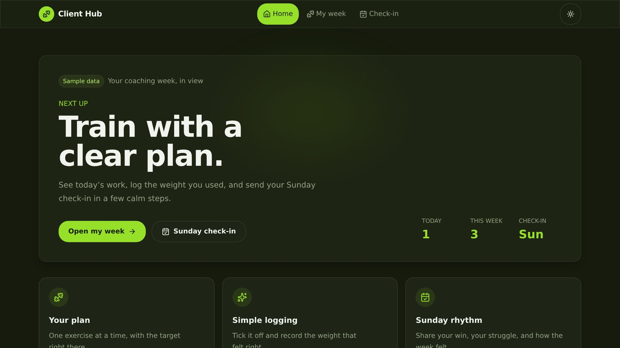 Personal Trainer App preview