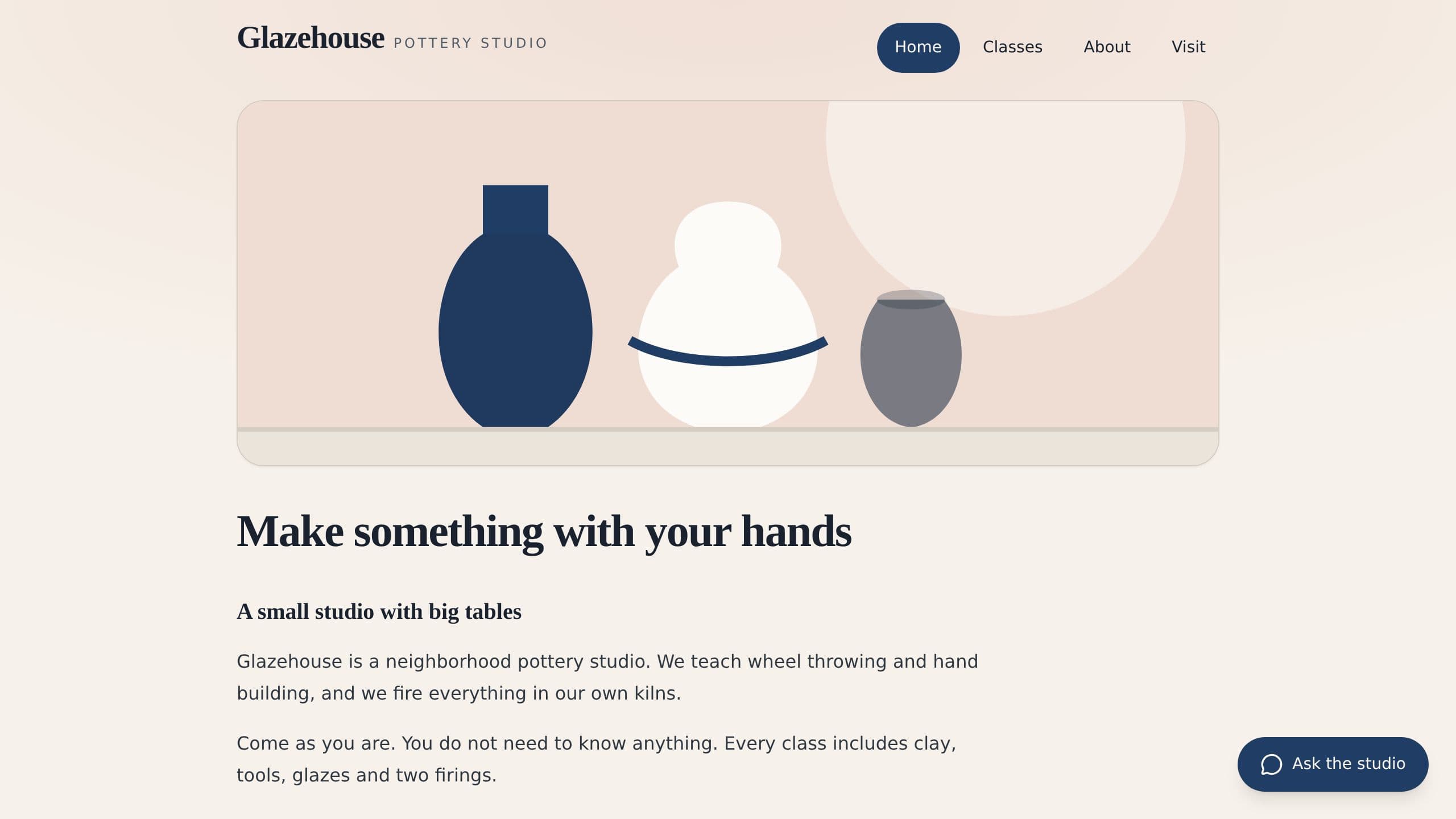 Small Business Website preview