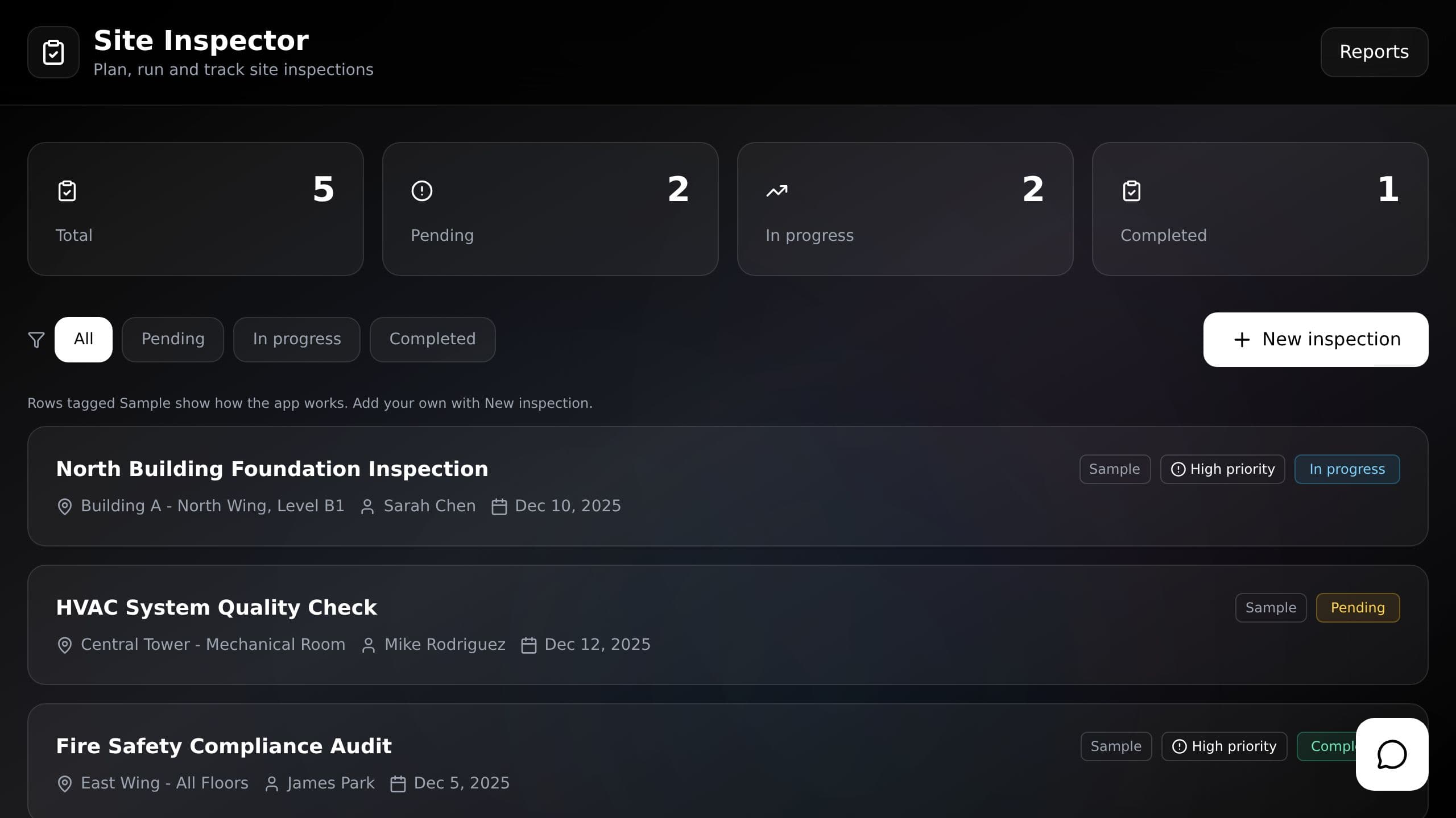Inspection Checklist preview