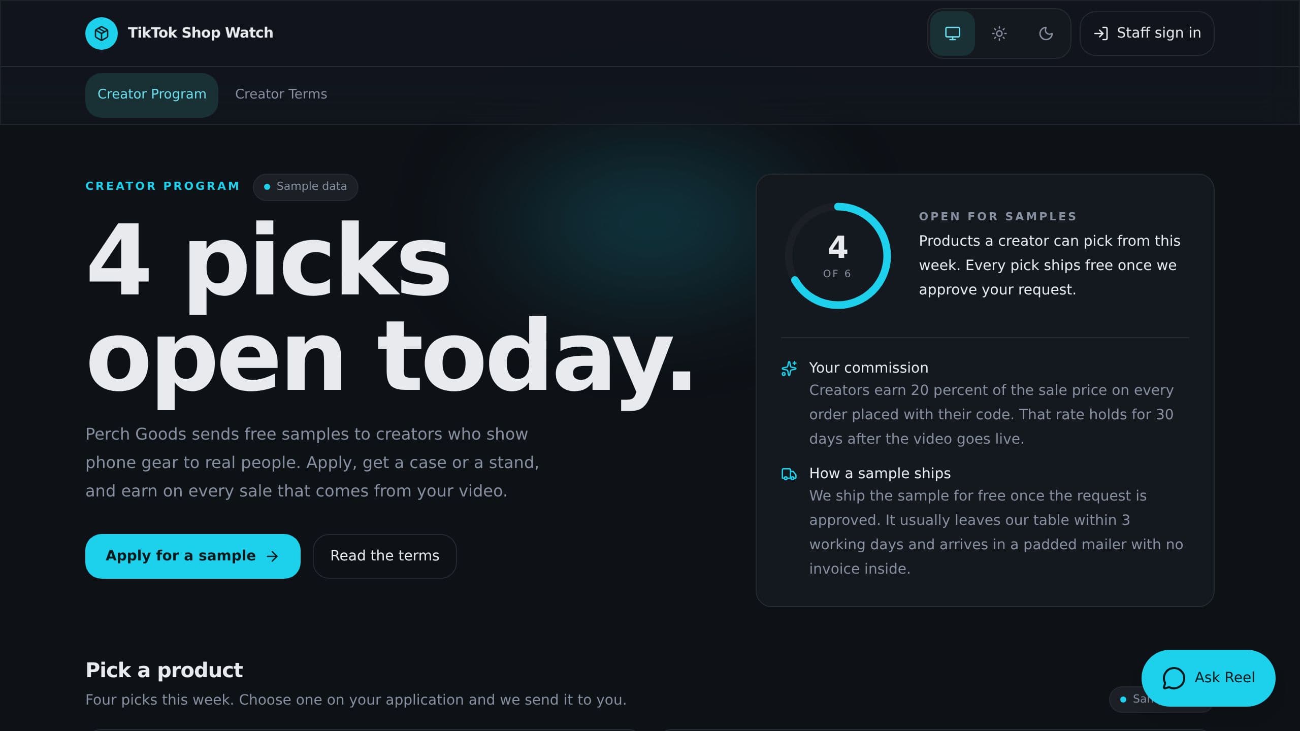 TikTok Shop Watch preview