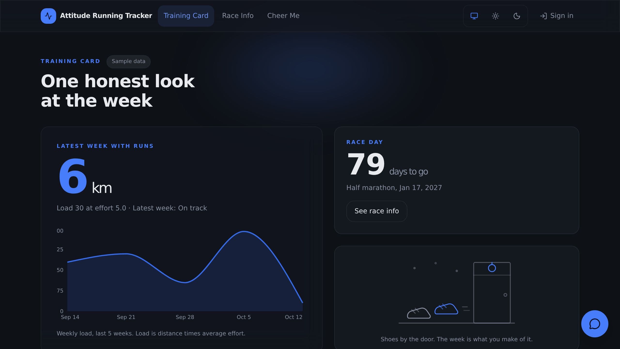 Attitude Running Tracker preview