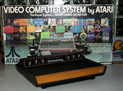 Atari VCS/2600 video game console.