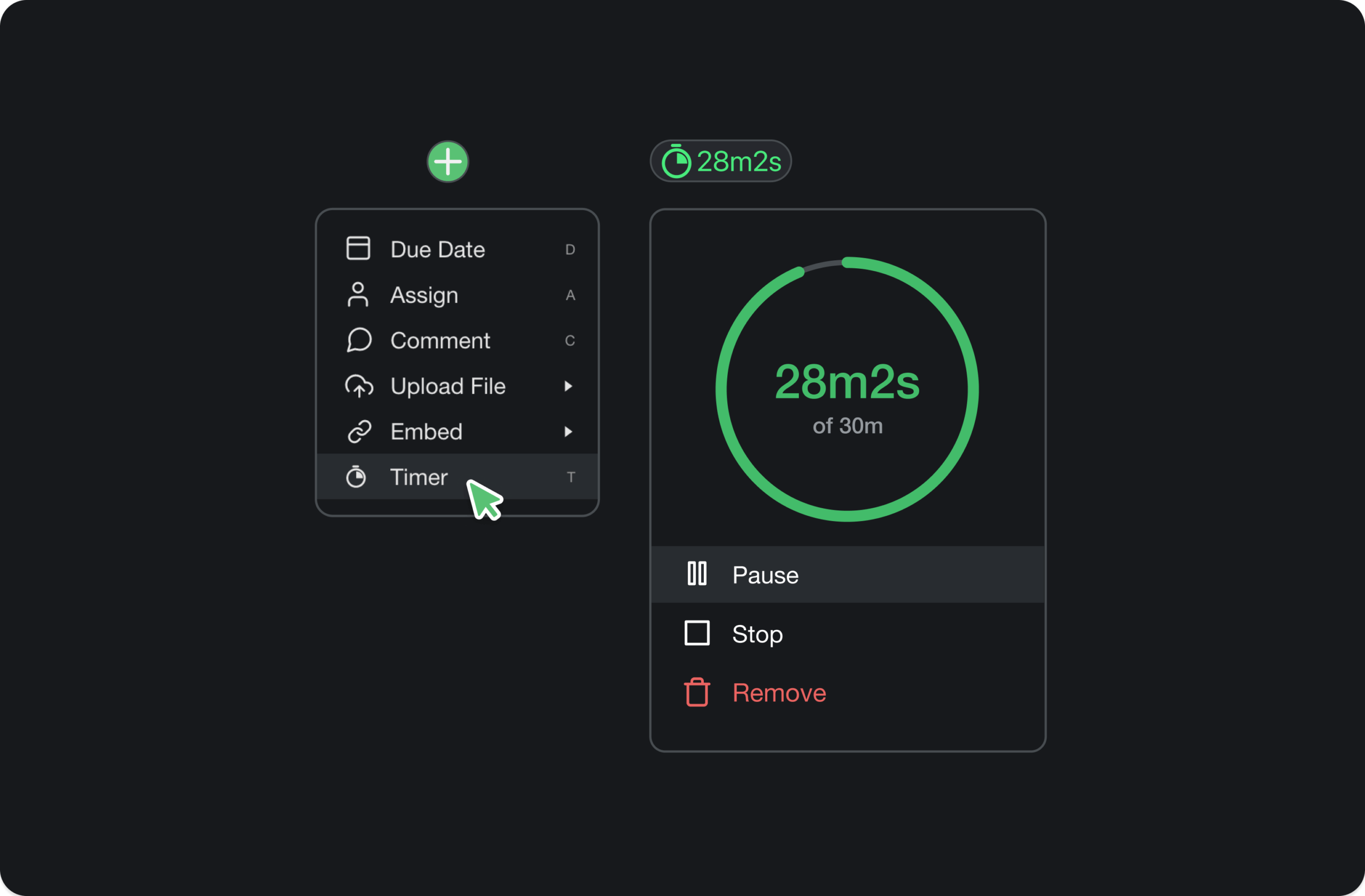 taskade timer