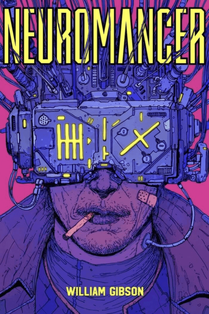 Neuromancer (1984) novel cover art.