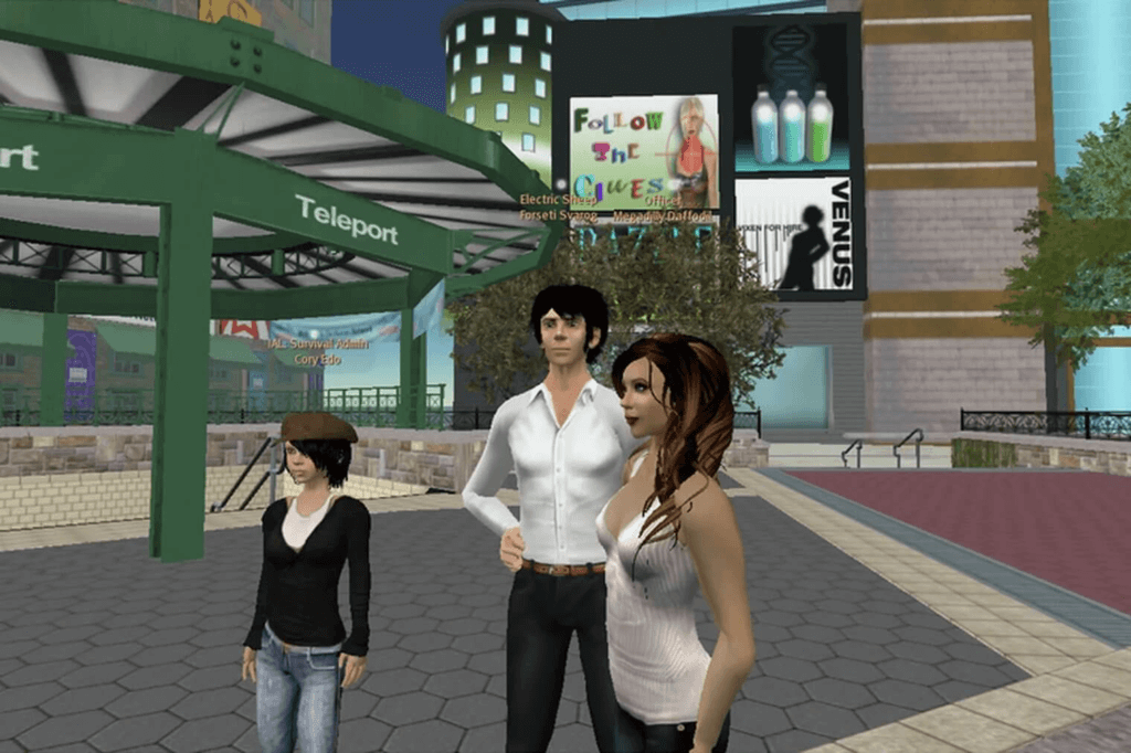 Second Life gameplay screenshot.