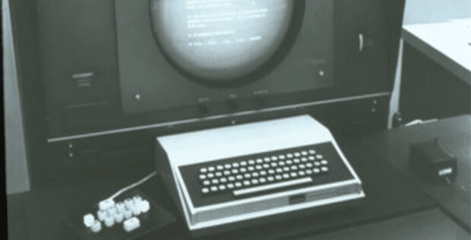 Douglas Engelbart’s oN-Line System (NLS).