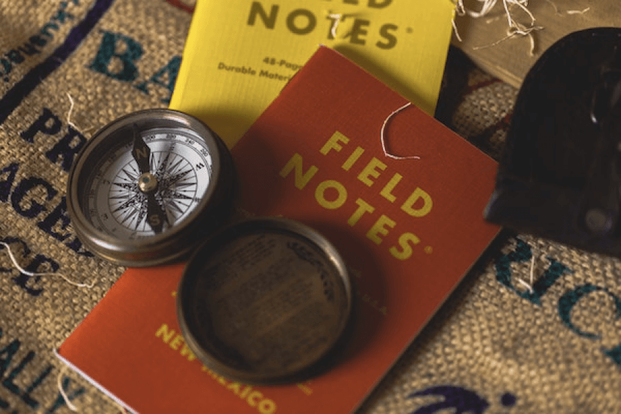 Field Notes pocket notebooks.