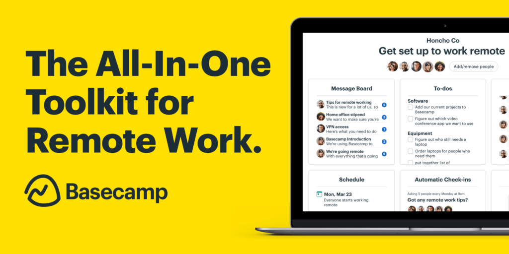 Manage projects and communicate with Basecamp