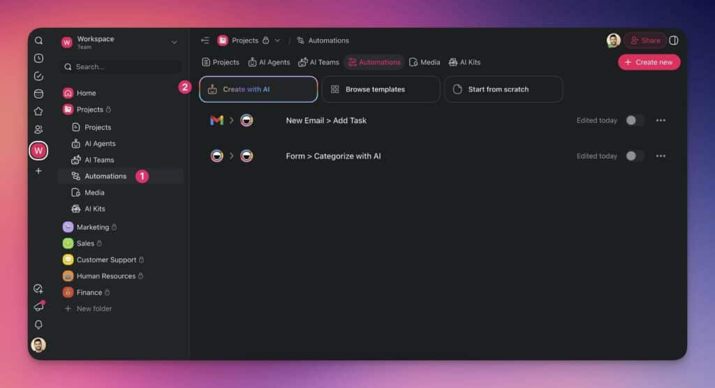 Generate automation
