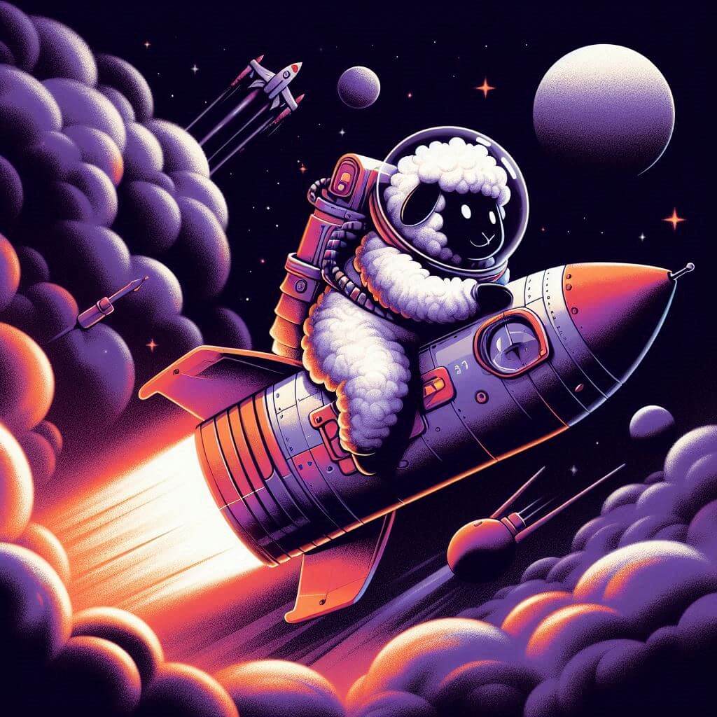 Sheep astronaut