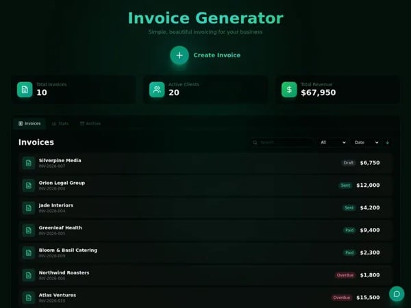 Invoice Generator