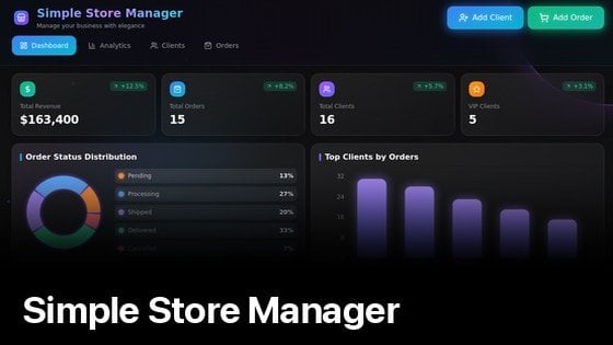 Simple Store Manager