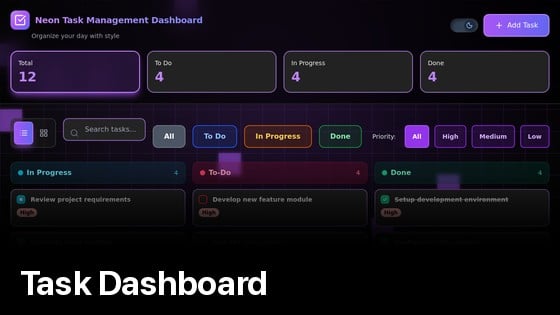 Task Dashboard