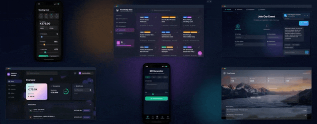 Dashboards. Forms. Portals. Alive inside your workspace.