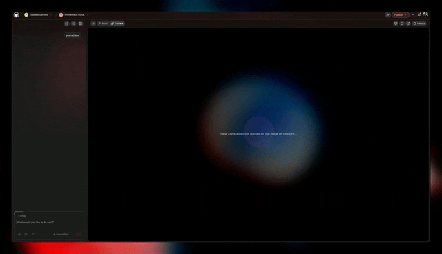 The orb breathes. The system begins to think back.