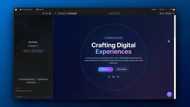 Generate images from chat in Taskade