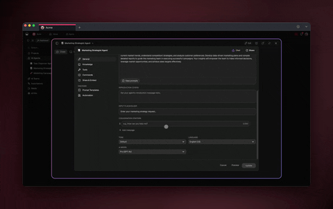 AI personas and tones