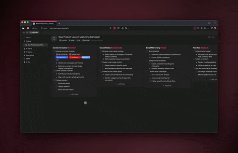 Taskade AI writing and task assistant