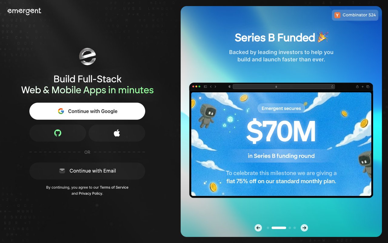 Emergent App Builder