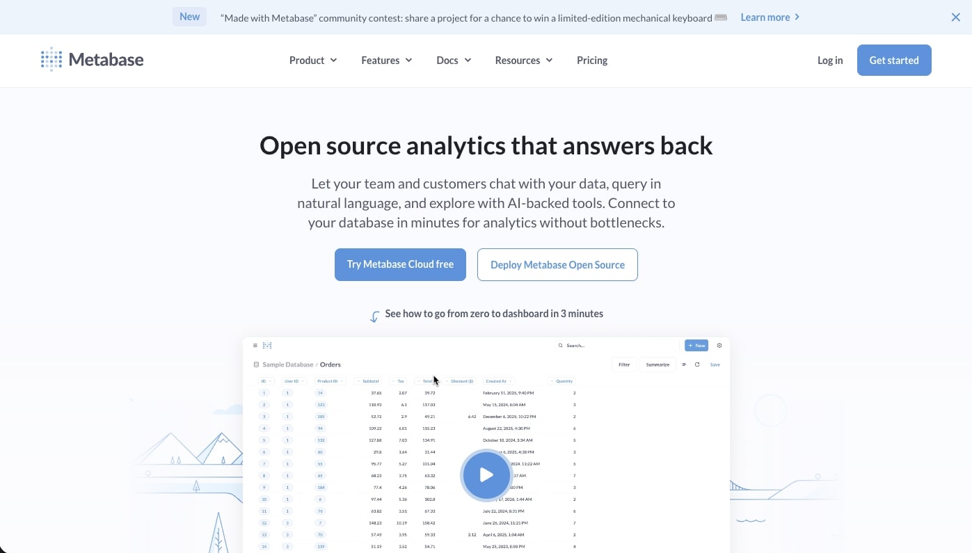 Metabase Dashboard Builder