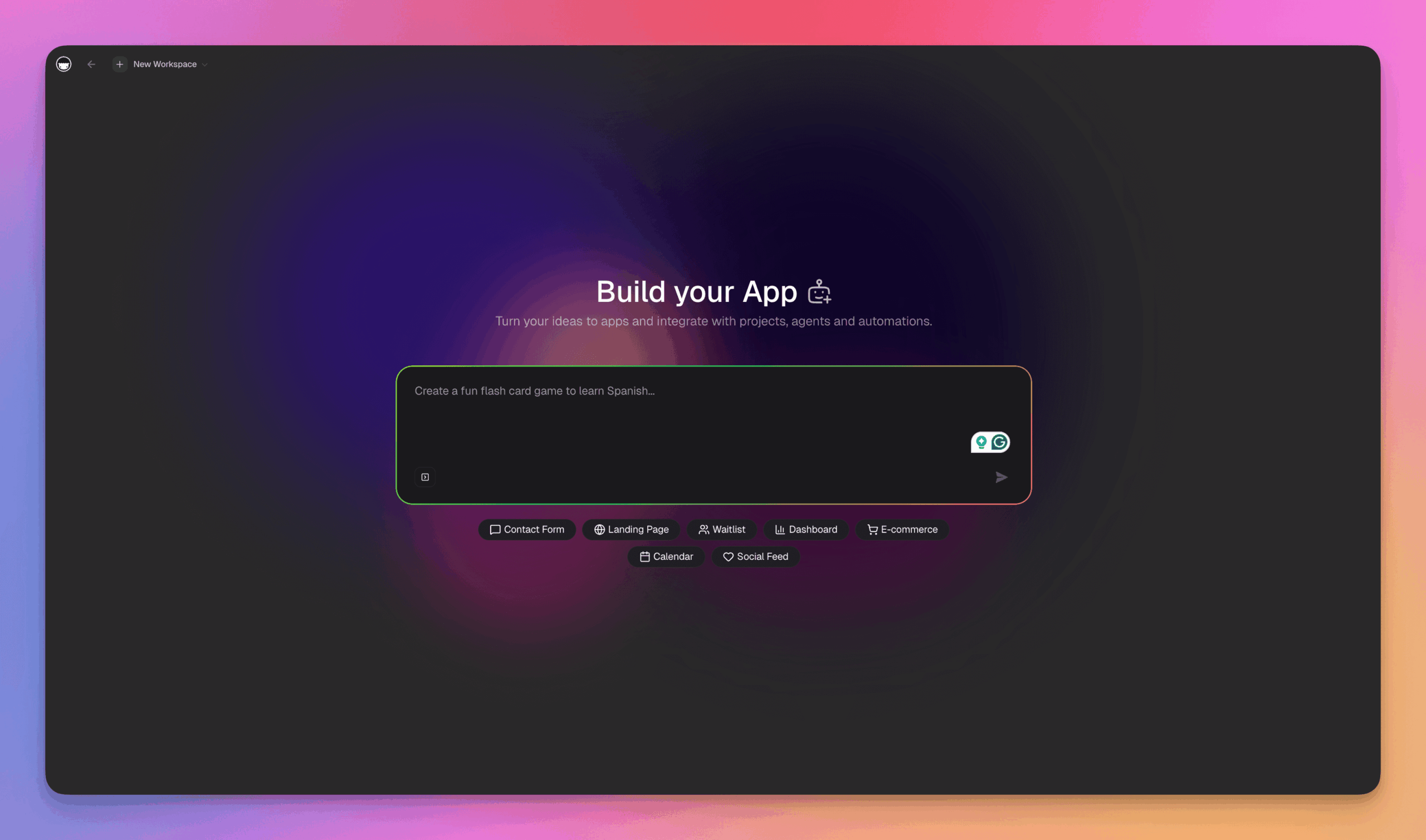 Screenshot ot Taskade Genesis